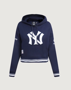 Smart casual wear Pro Standard New York Yankees Retro Classic Cropped Hoodie Casual wear options