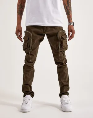 Smoke Rise Twill Slim Tapered Cargo Pants Free shipping offers Fashion forecasting