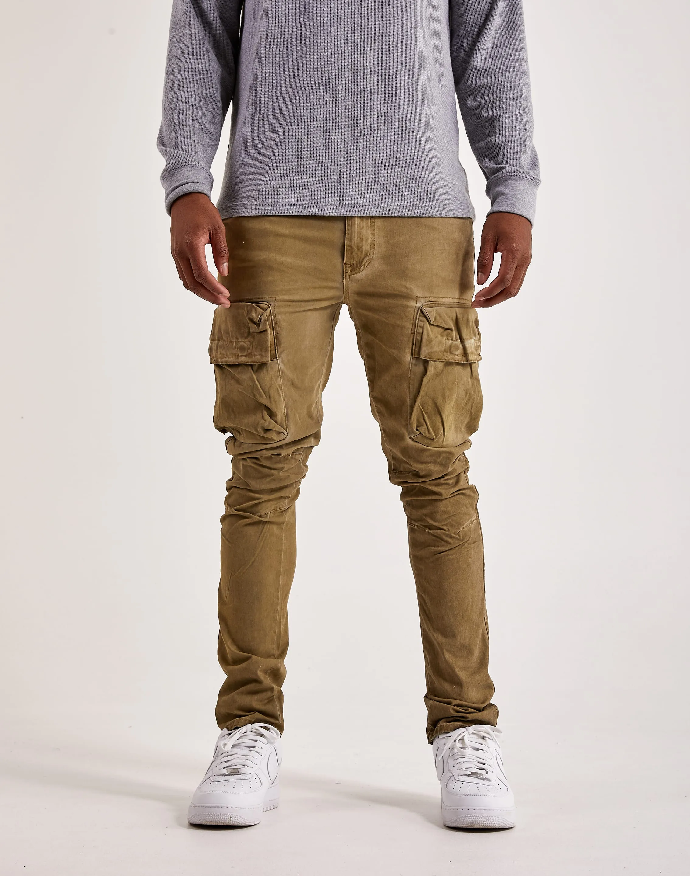 Smoke Rise Utility Cargo Pants Leather - material fashion Fashion influencers' recommendations