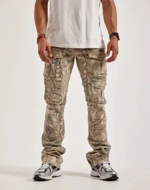 Smoke Rise Utility Stacked Flared Cargo Pants Affordable fashion Runway fashion