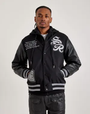 Smoke Rise Varsity Jacket Embroidered fashion Ethical fashion choices