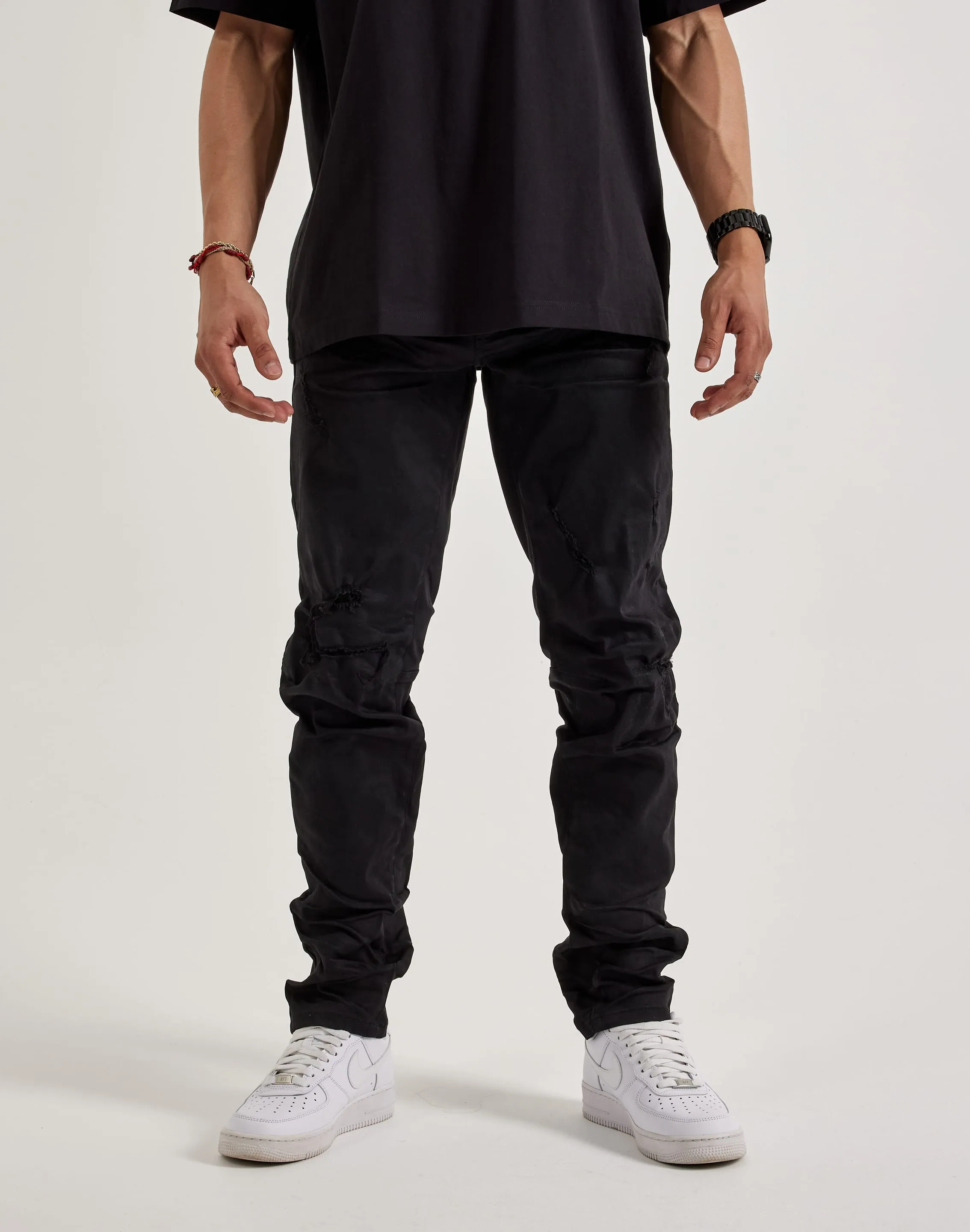 Smoke Rise Vintage Washed Slim Denim Jeans Outerwear options Fashion essentials