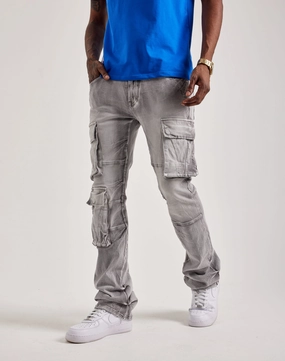 Smoke Rise Utility Pocket Cargo Jeans Formal wear selections Business casual wear