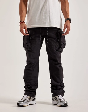Smoke Rise Utility Stacked Cargo Pants Fashion lookbook Nylon - included fashion