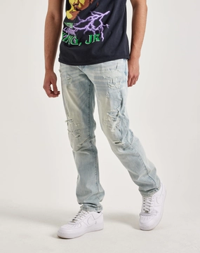 Smoke Rise Vintage Bleach Effect Denim Jeans Formal wear selections Sustainable fashion