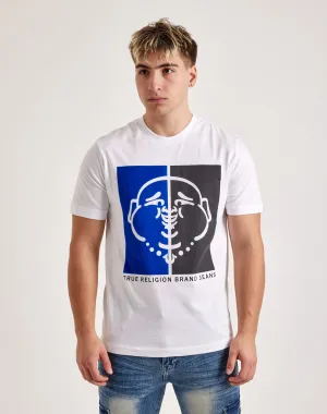 Spandex - incorporated fashion True Religion Half Face Buddha Tee Fashion essentials