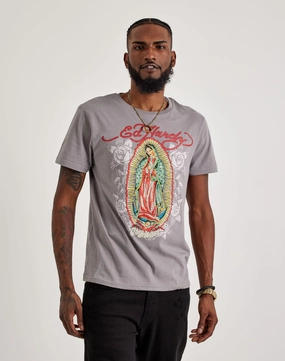 Spandex - incorporated fashion Ed Hardy Mary Rhinestone Tee Fashionable options