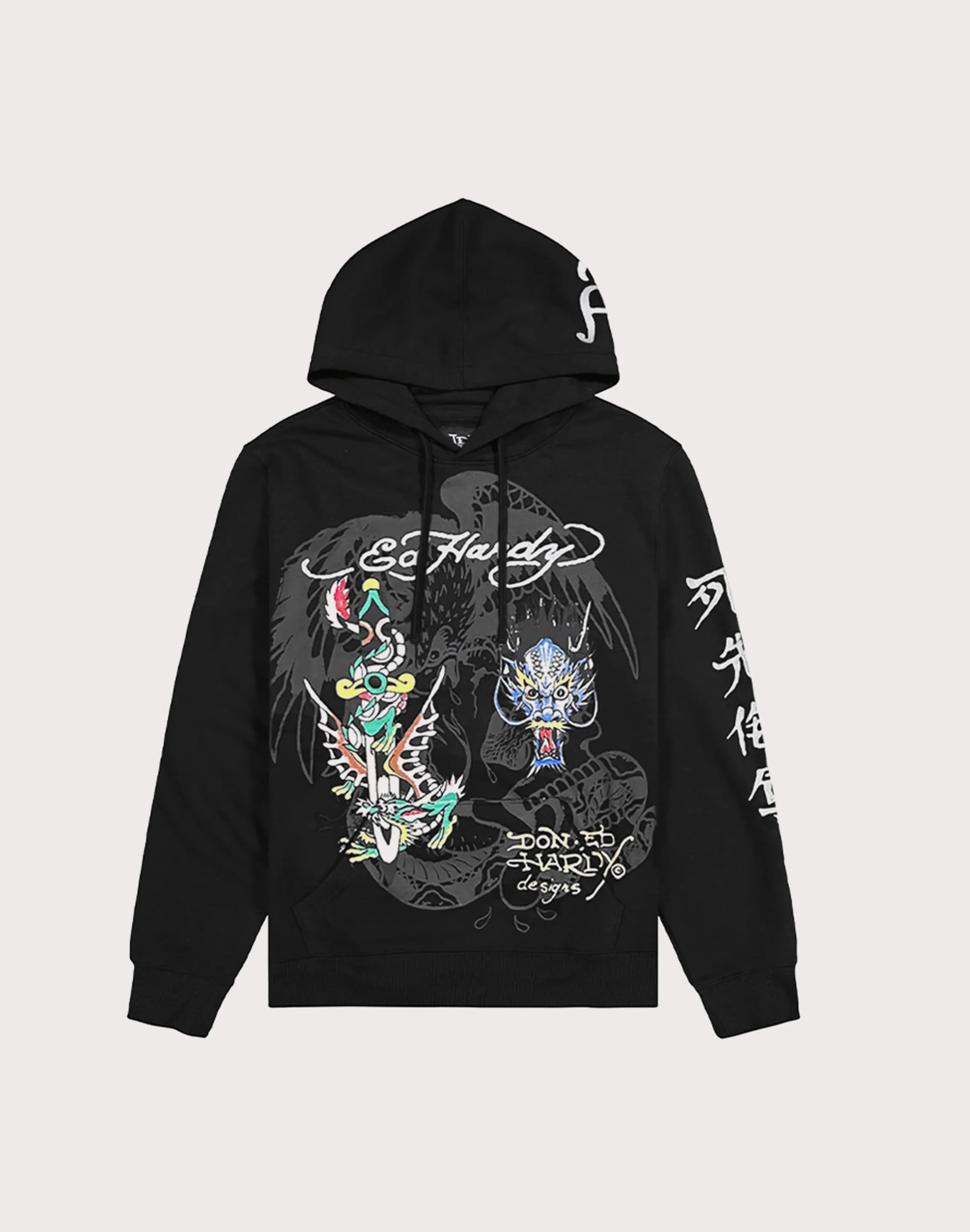 Style statements Ed Hardy Dragons Pullover Hoodie Fashion lookbook