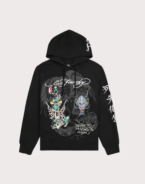 Style statements Ed Hardy Dragons Pullover Hoodie Fashion lookbook