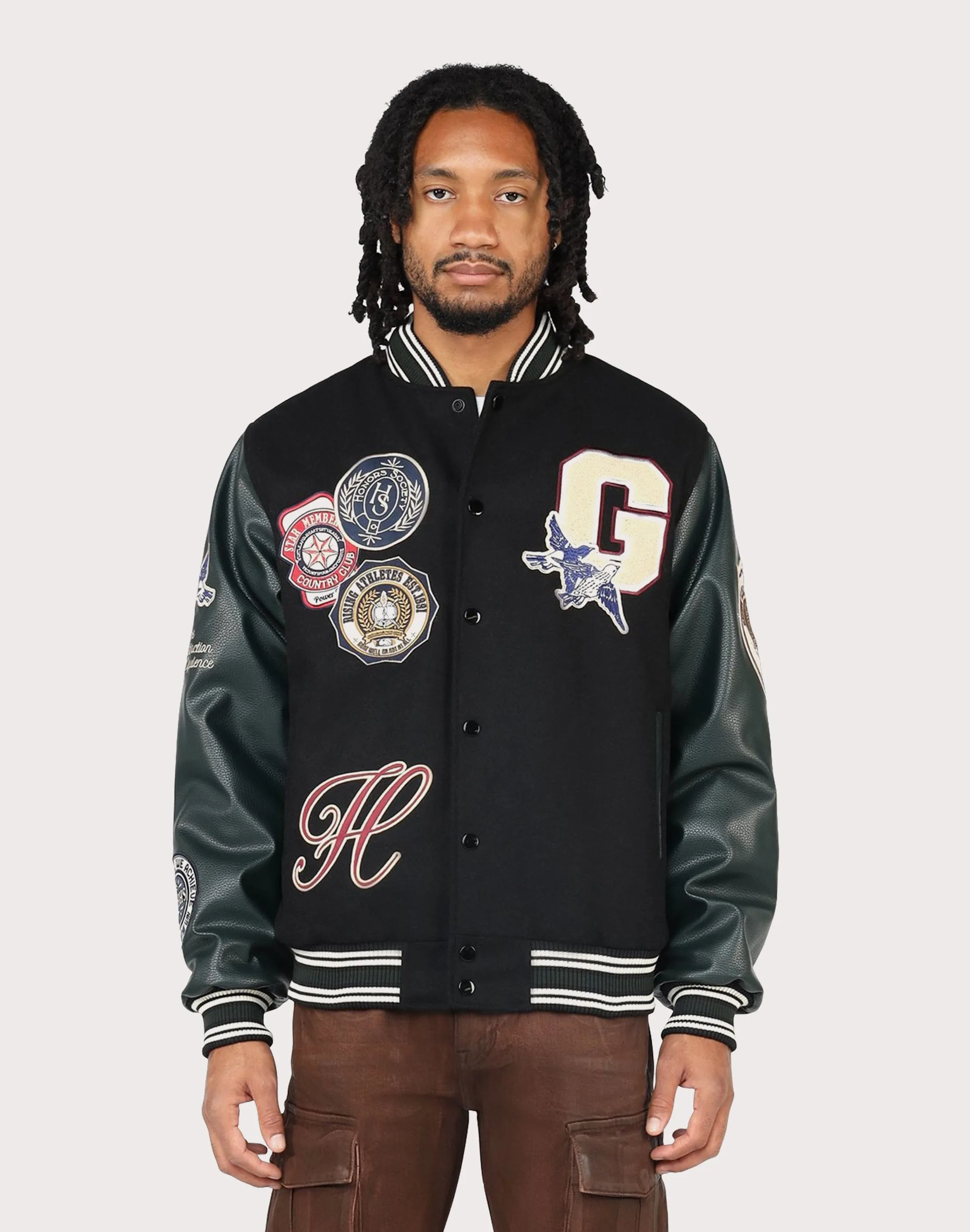 Style statements Grindhouse Club House Varsity Jacket Bohemian style items