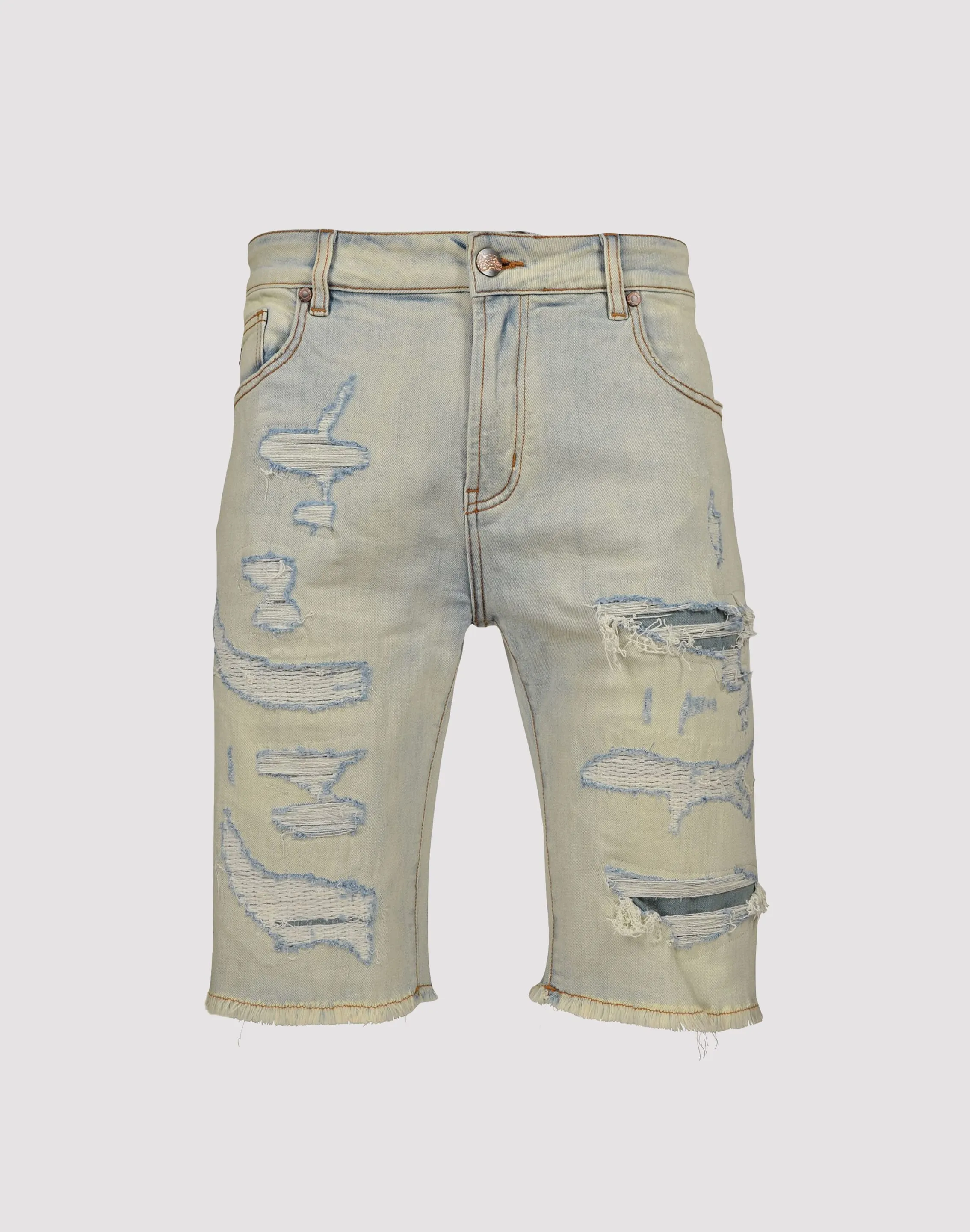 Style statements Grindhouse Extreme Rip Denim Shorts Ethical fashion choices