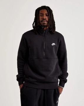 Style statements Nike Club Fleece Half-Zip Sweatshirt Fashionable options