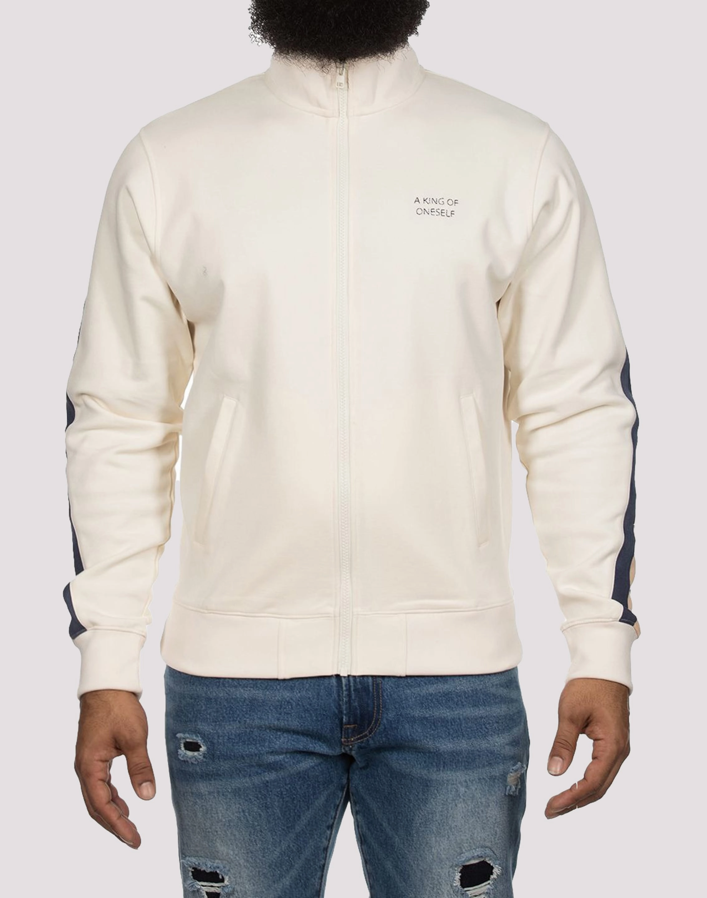 Suede - finished fashion Akoo Kingdoms Whiskey White Jacket Polyester - used fashion