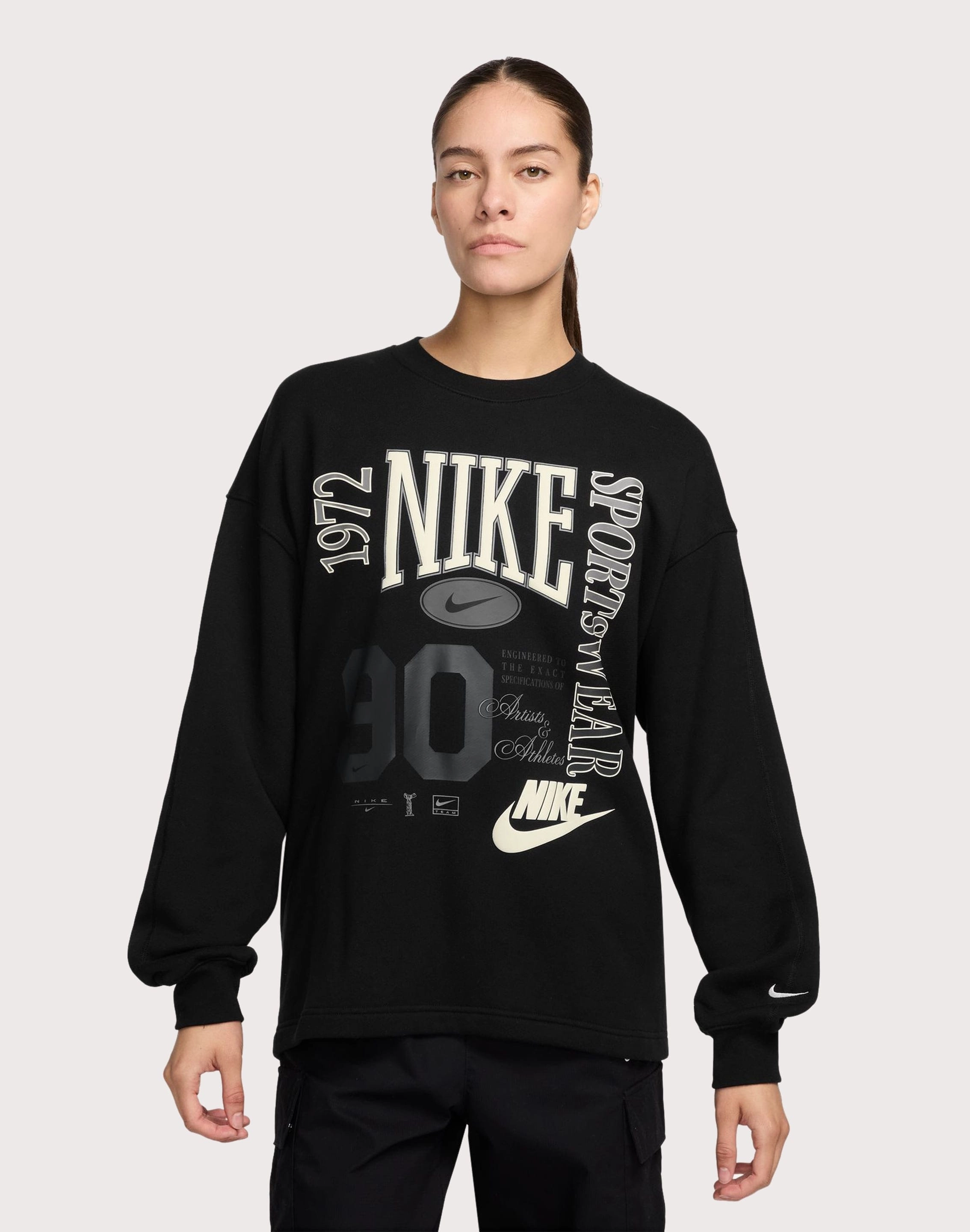 Suede - finished fashion Nike Sportswear Street Fleece Crewneck Sweatshirt Quality apparel