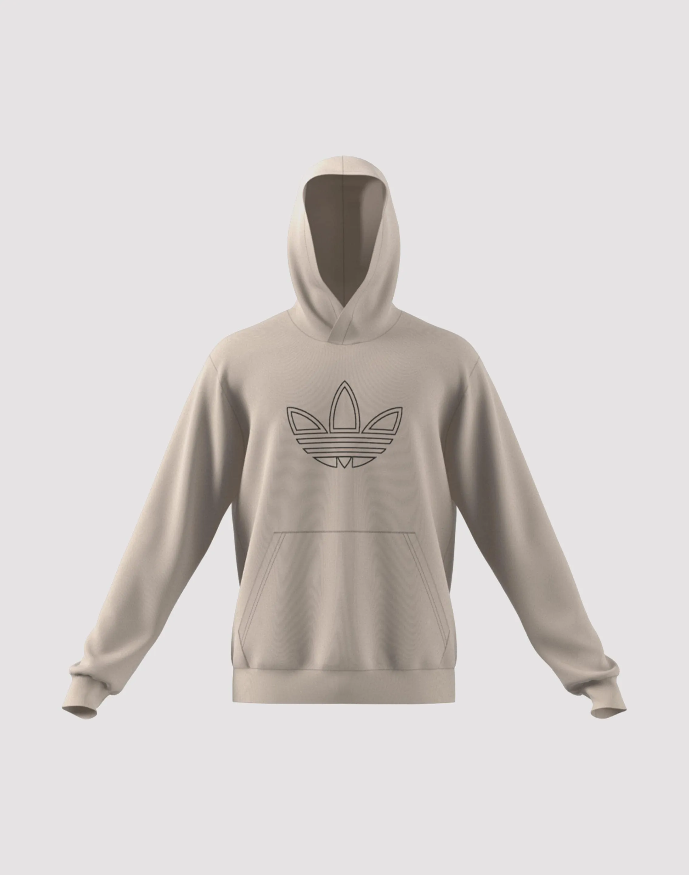 Sustainable fashion Adidas Outlined Trefoil Pullover Hoodie Bohemian style items