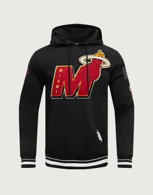 Sustainable fashion practices Pro Standard Miami Heat Mashup Rib Hoodie Wardrobe staples