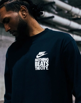 Sustainable fashion practices Nike Max90 City Long-Sleeve Tee Wardrobe staples