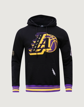 Sustainable fashion practices Pro Standard Los Angeles Lakers Mashup Rib Hoodie Clothing types
