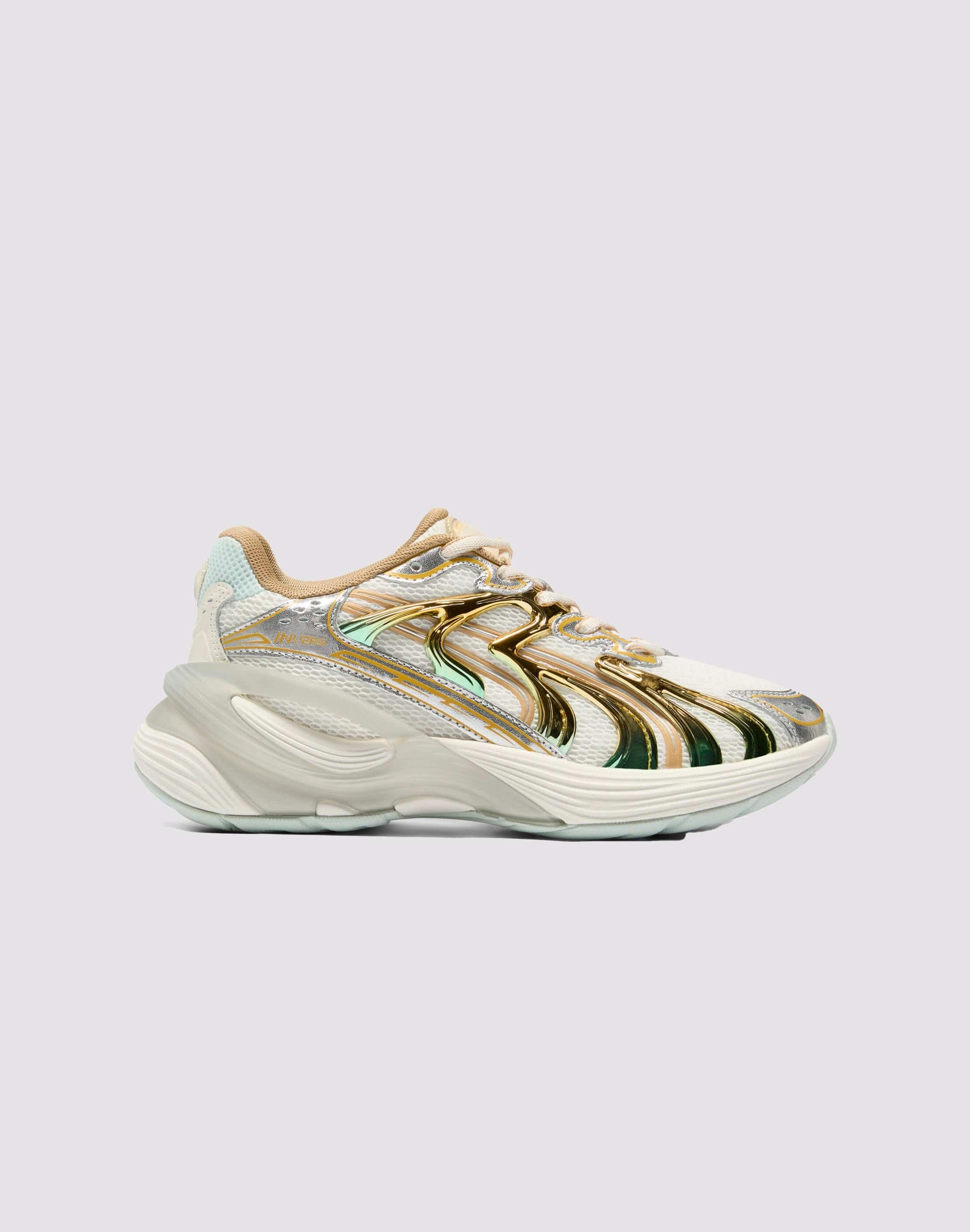 Sustainable fashion practices Puma Inverse Metallic "White/Gold" Wool - sourced fashion