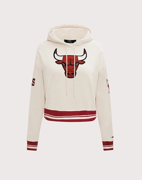 Swimwear selections Pro Standard Chicago Bulls Retro Classic Cropped Hoodie Everyday wear