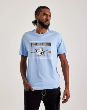 Swimwear selections True Religion Buddha Stamp Tee Hip - hop fashion