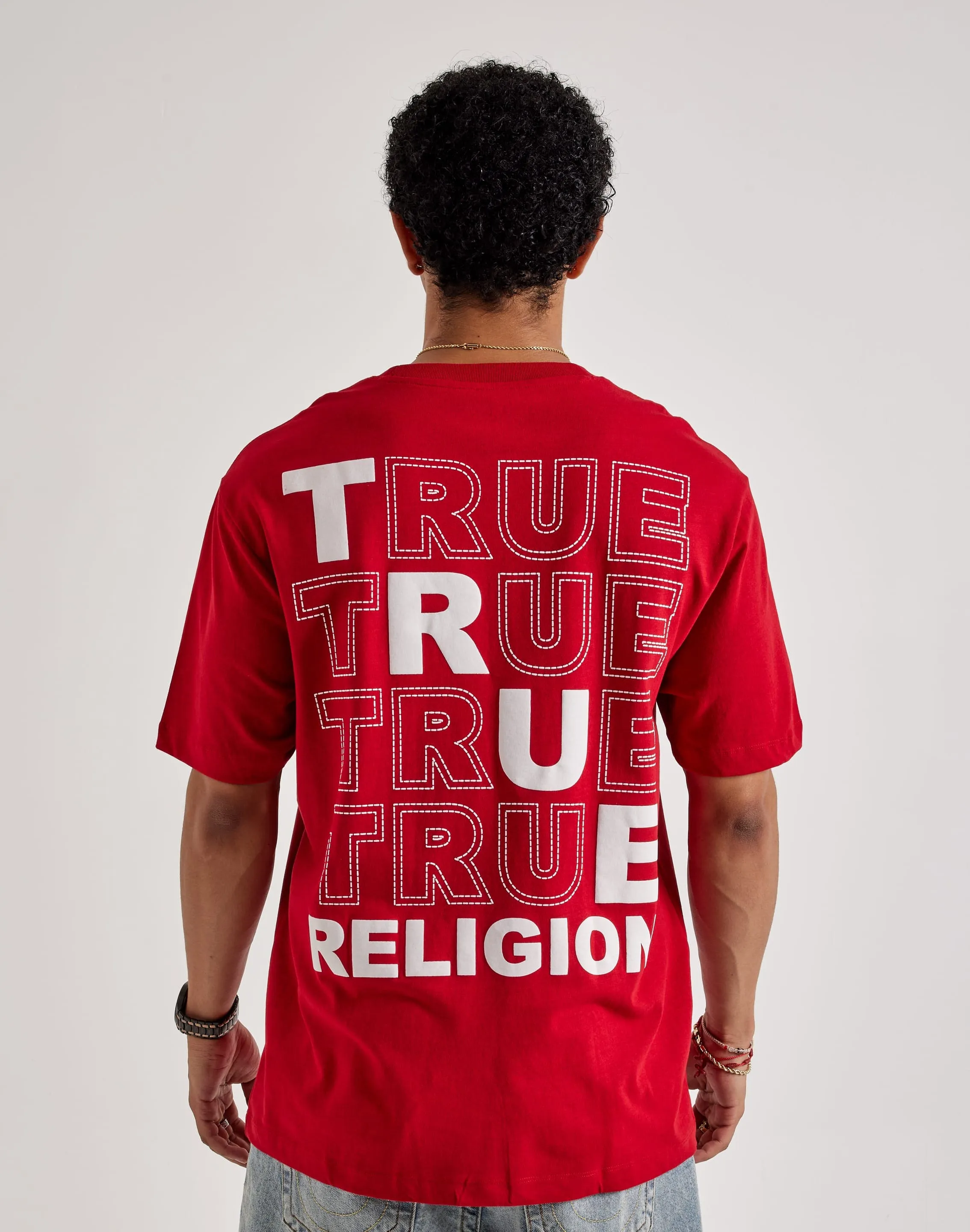 Fashion inspiration True Religion Puff Stitch Tee Fashion influencers' recommendations