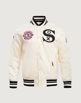 Trendy gear Pro Standard Chicago White Sox Retro Classic Rib Satin Jacket Clothing assortments