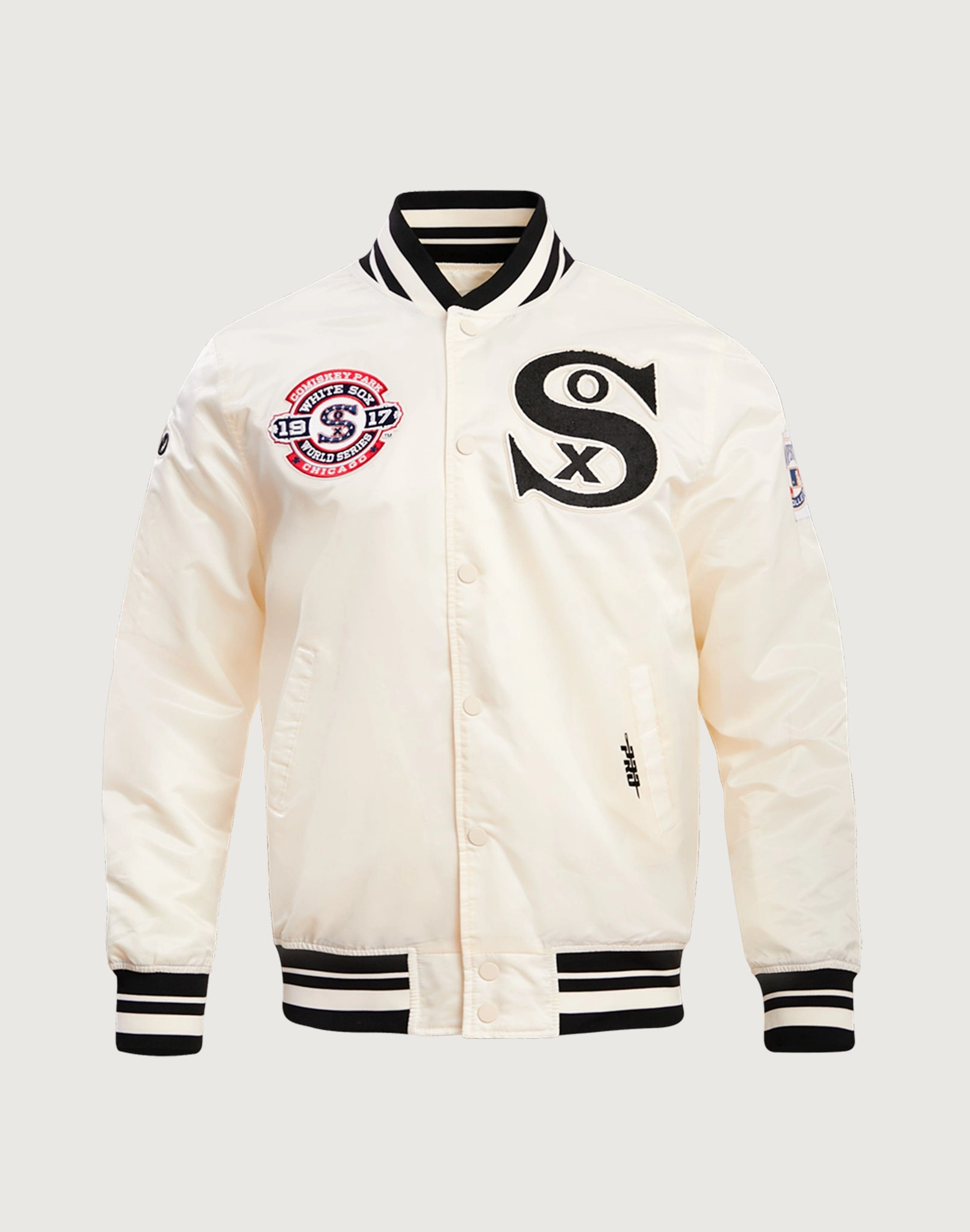 Trendy gear Pro Standard Chicago White Sox Retro Classic Rib Satin Jacket Clothing assortments