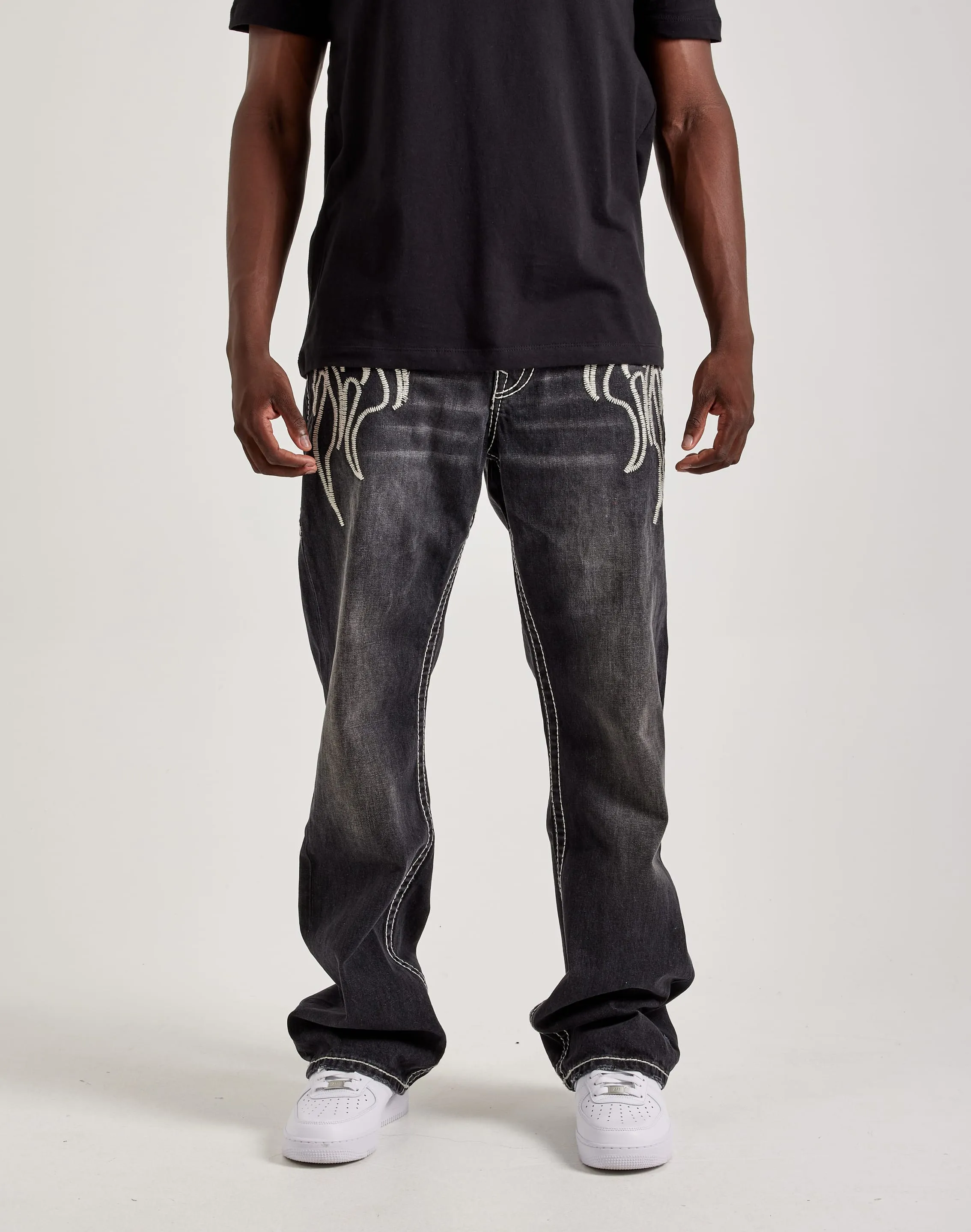 True Religion Bad Weather Big T Flame Billy Jeans Fashion boutiques Best - selling fashion