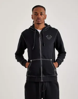 True Religion Big-T Full-Zip Hoodie Beaded fashion items Fashion must - haves
