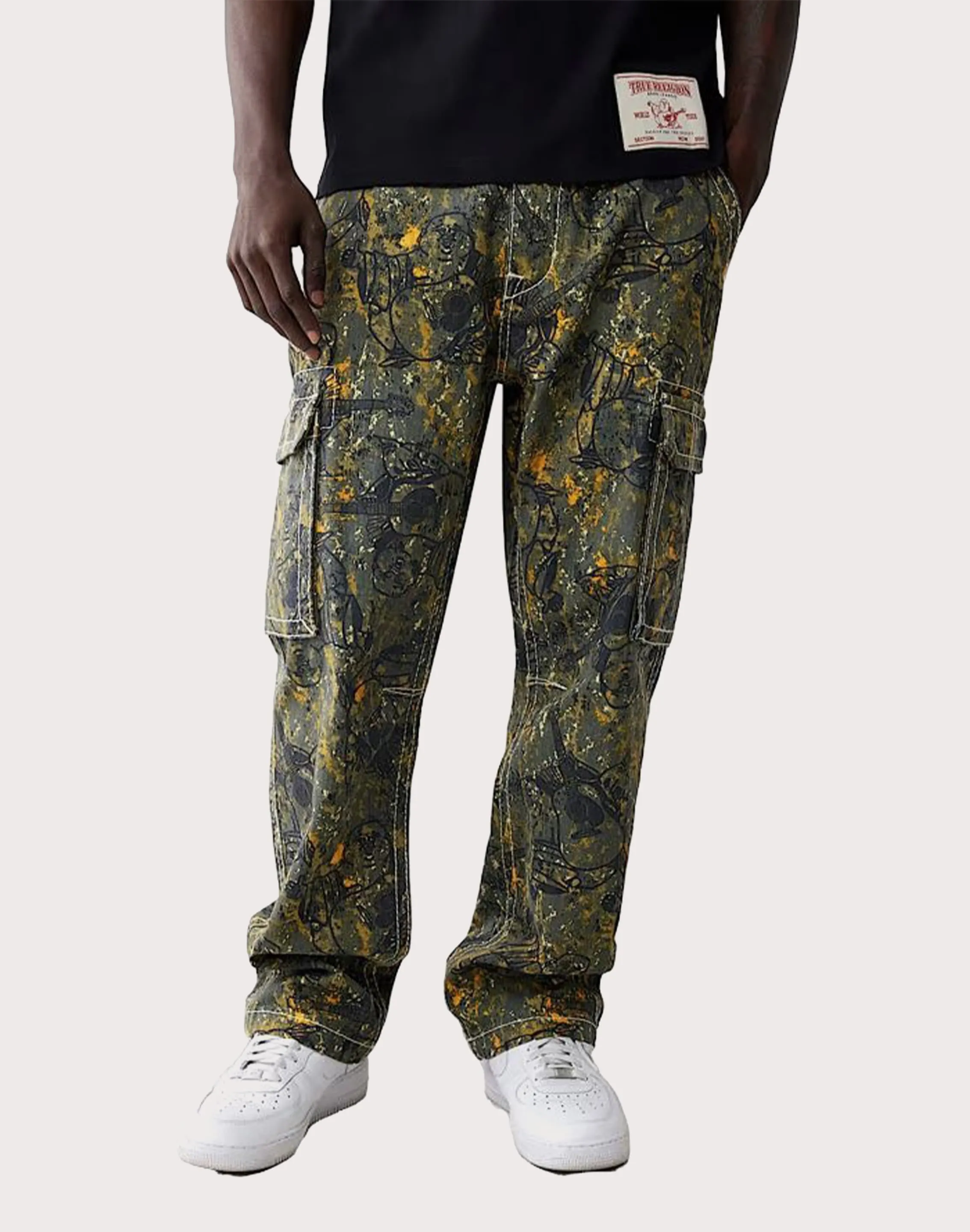 True Religion Buddha Camo Big T Cargo Pants Beachwear items Clothing assortments