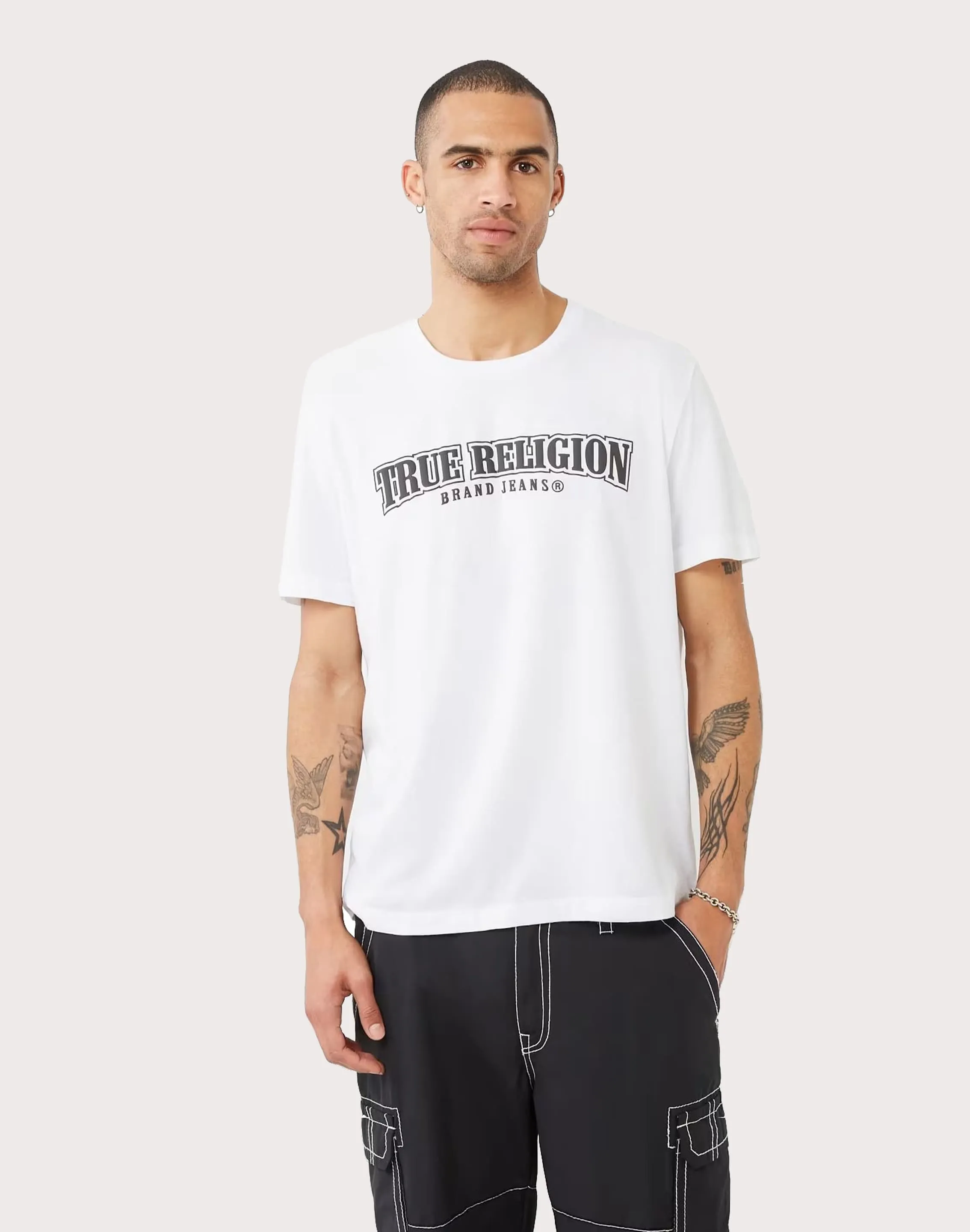 True Religion Painted Horseshoe Relaxed Tee Fashion brands Fashion customization