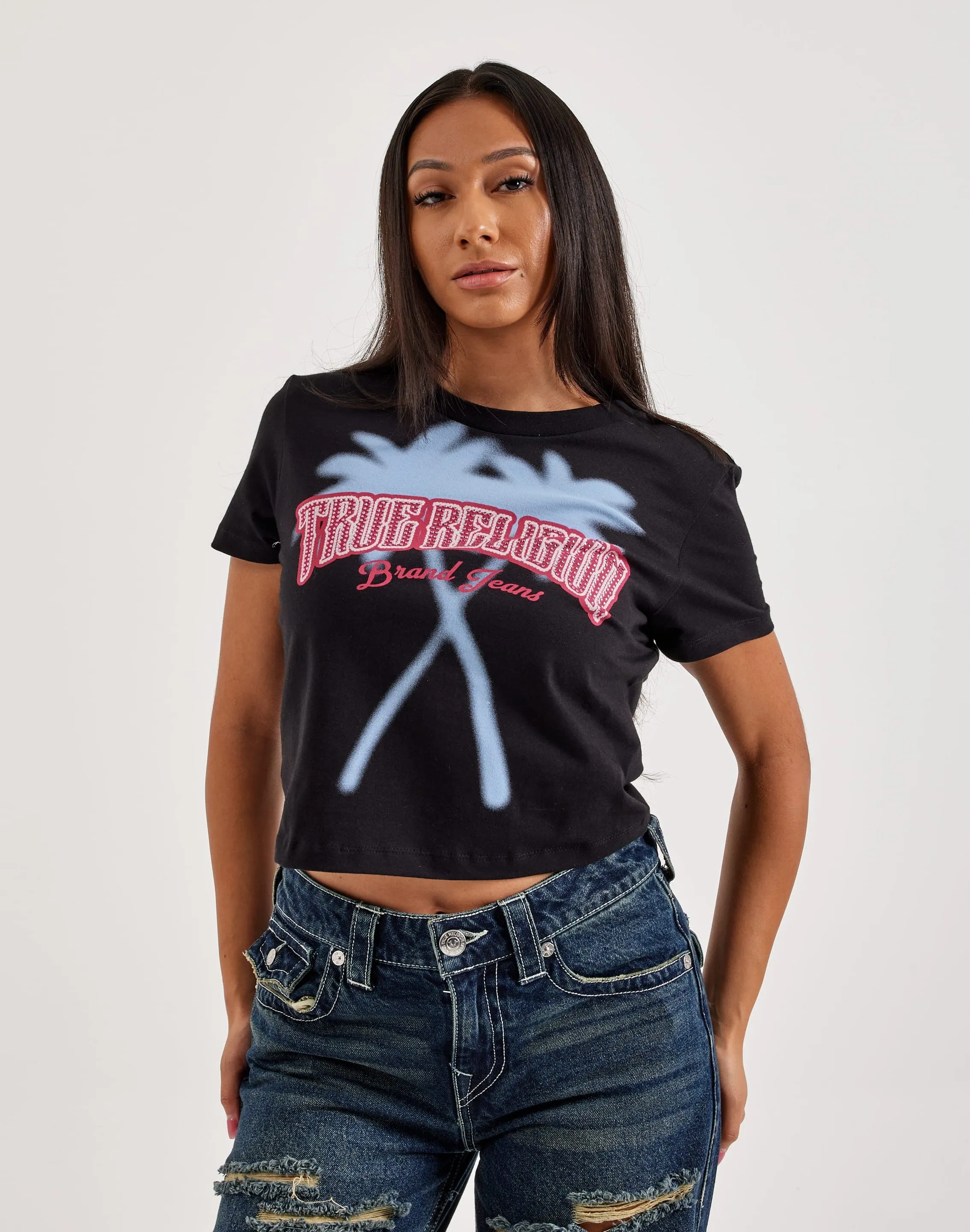 True Religion Palm Tree Tee Lingerie and intimates Classic fashion pieces