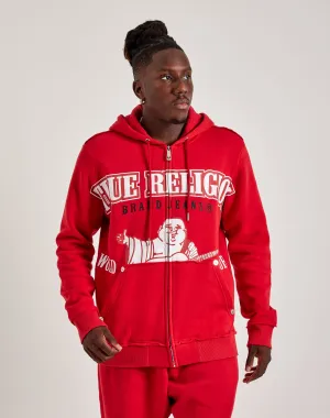 True Religion Raw Exaggerated Icon Full-Zip Hoodie Fashion exhibitions Fashion for all ages