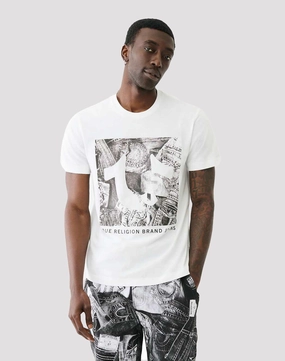 True Religion All Over Print Classics Tee Seasonal wear Cotton - made fashion