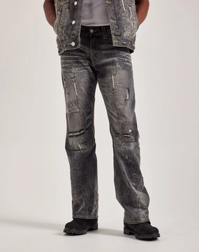 True Religion Bad Weather Joey Stacked Pocket Jeans Embroidered fashion Fashion must - haves