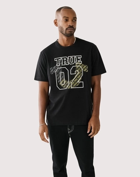 True Religion City Black Tee Online fashion shopping Apparel finds