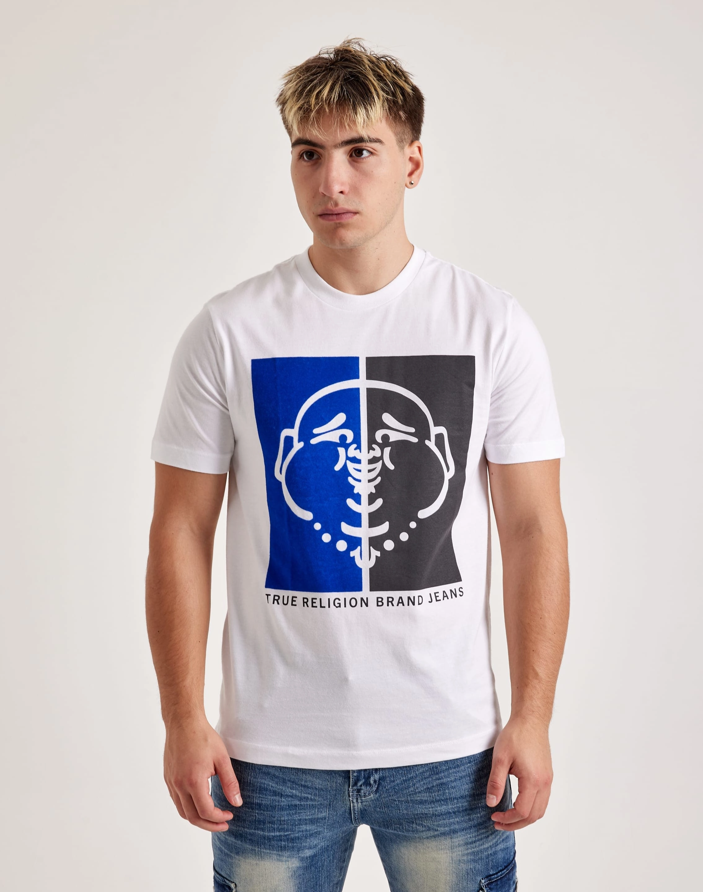 True Religion Half Face Buddha Tee Organic fashion products Fashion rental