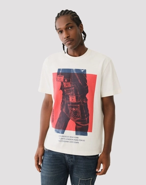 True Religion Photoreal Winter White Tee Fashion care (washing, ironing, etc.) Street fashion