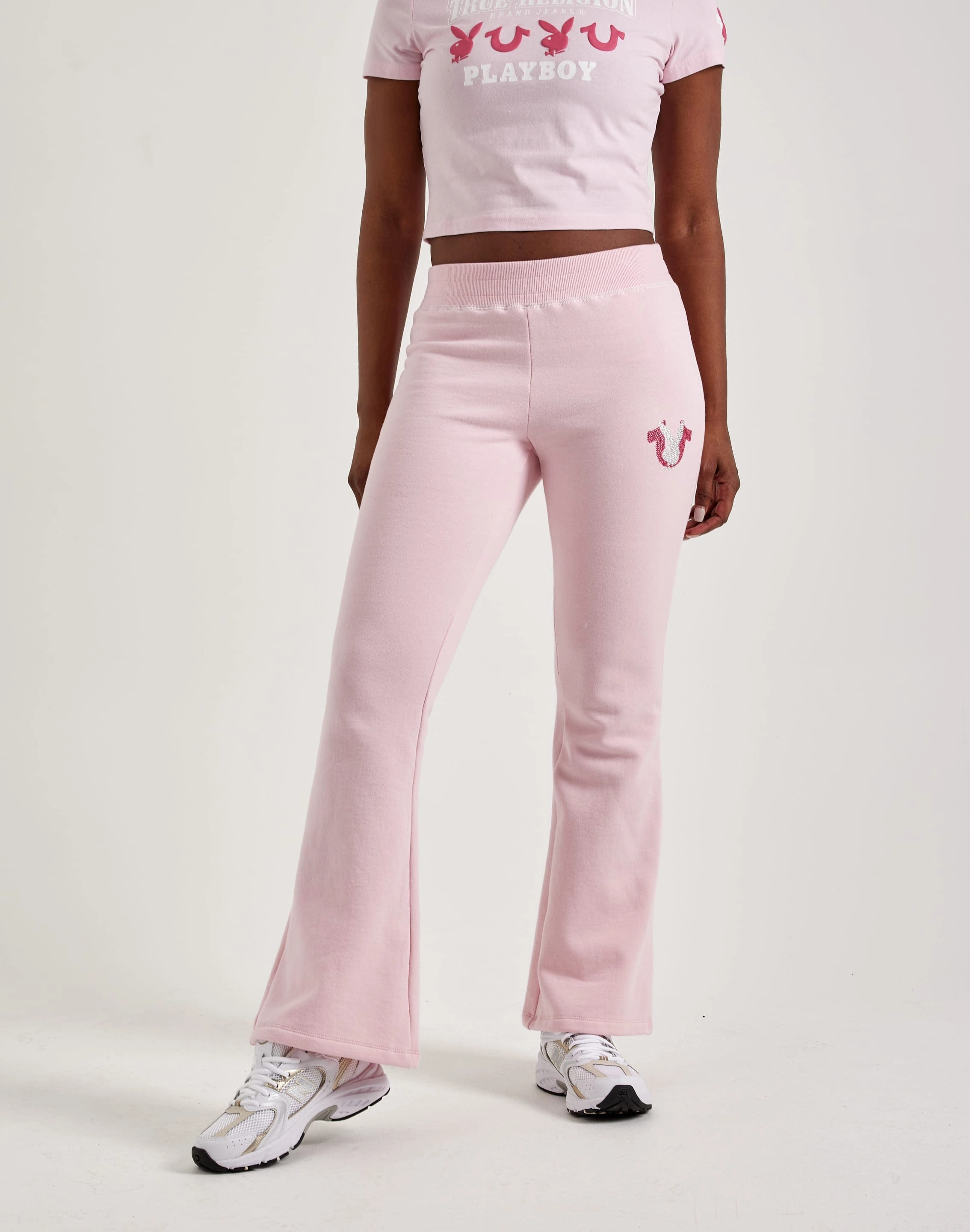 True Religion Playboy Crystal Mid-Rise Bootcut Pants Workwear options Fashion collections