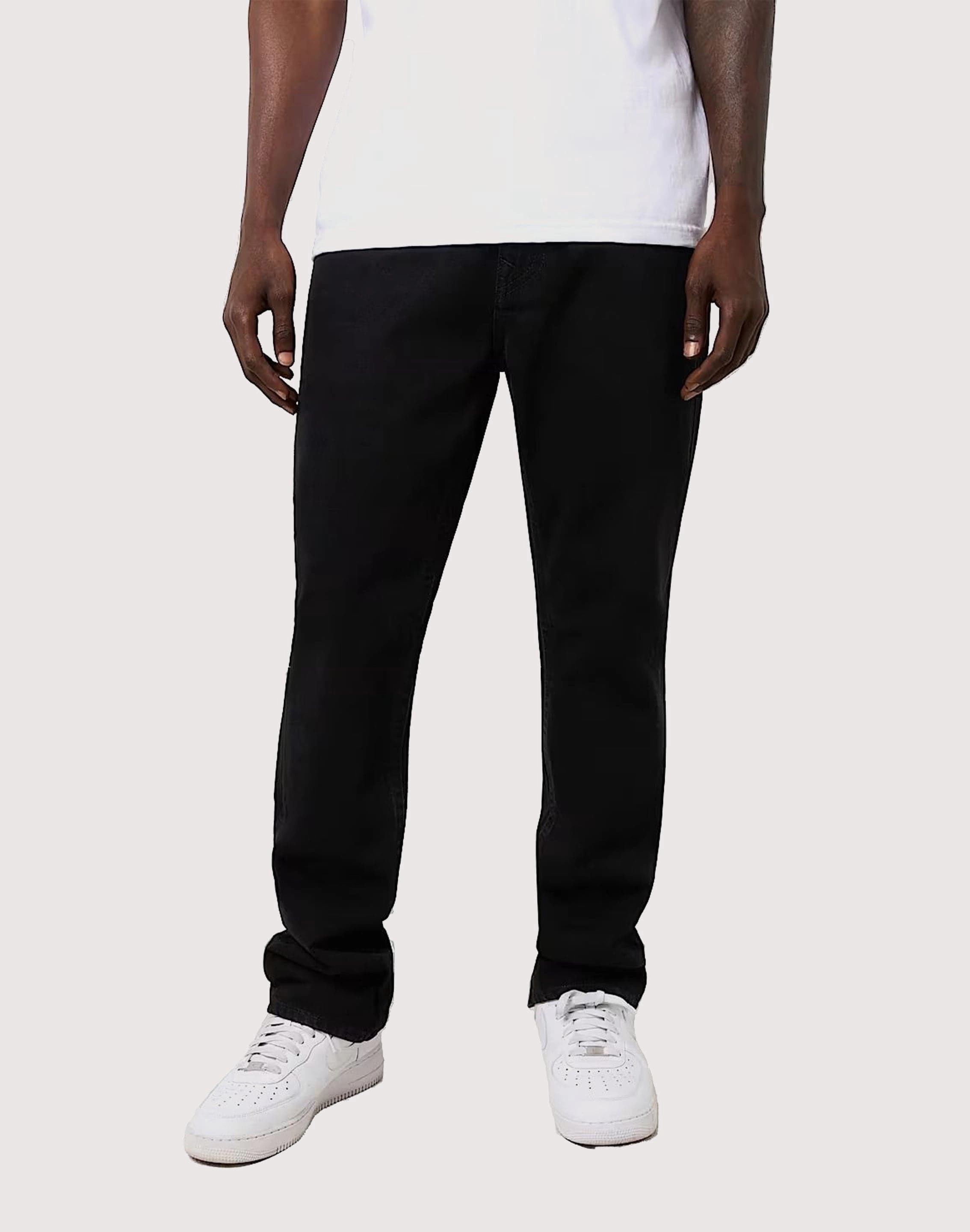 True Religion Ricky Crystal Logo Straight Fit Denim Jeans Fashion catalog Clothing prices