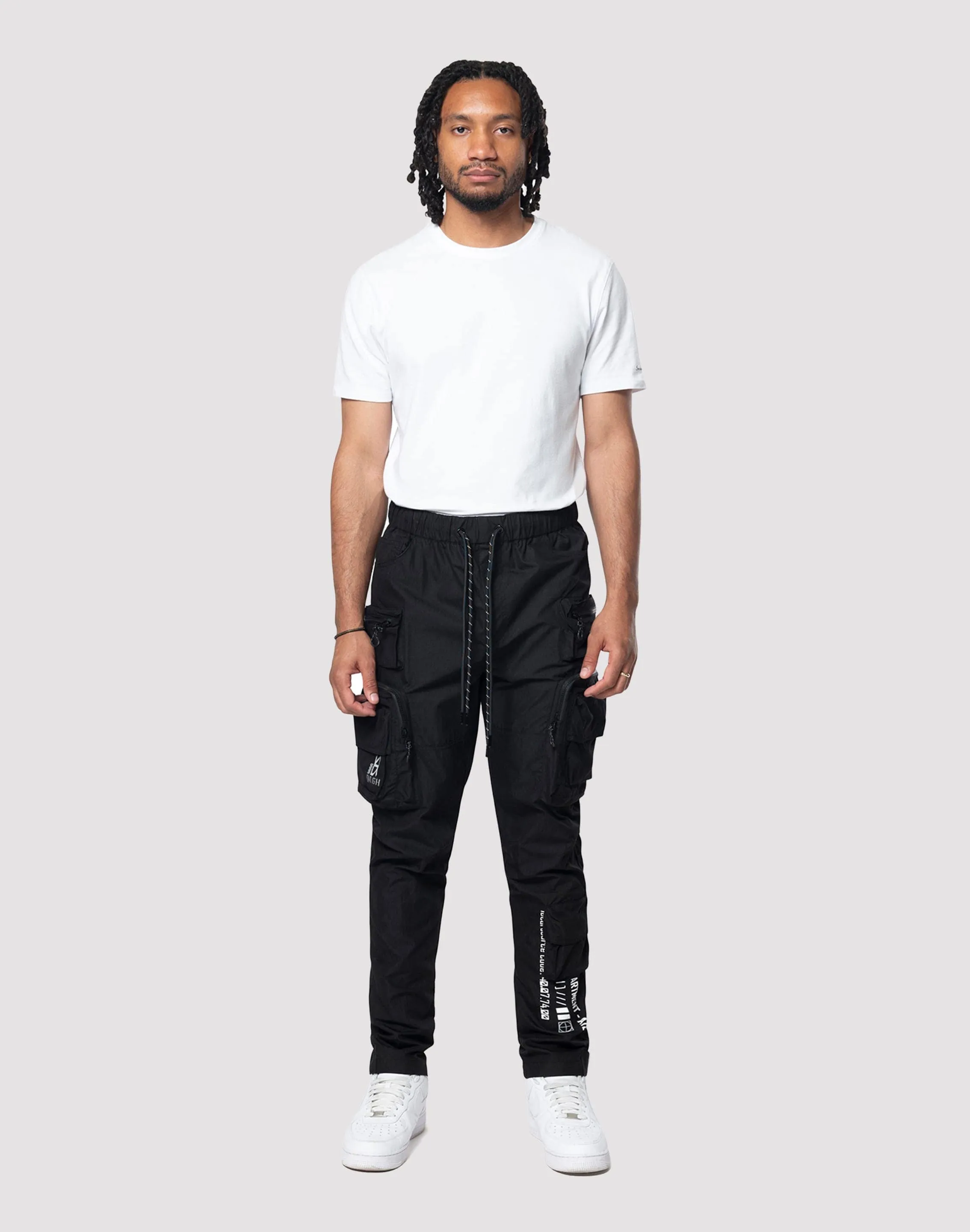 Upcycled fashion Grindhouse Utility Black Nylon Pants Popular fashion picks