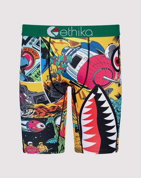 Upcycled fashion Ethika Bomber Villain Boxer Briefs Fashion museums