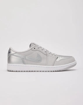 Upcycled fashion Jordan Air Jordan 1 Retro Low OG 'Metallic Silver' Budget - friendly fashion