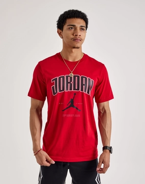 Upcycled fashion Jordan Graphic Tee Linen - crafted fashion