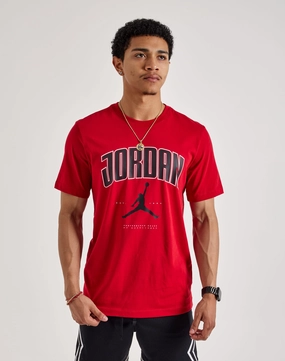 Upcycled fashion Jordan Graphic Tee Linen - crafted fashion