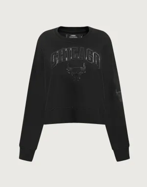 Wardrobe staples Pro Standard Chicago Bulls Triple Black Crewneck Fashion events