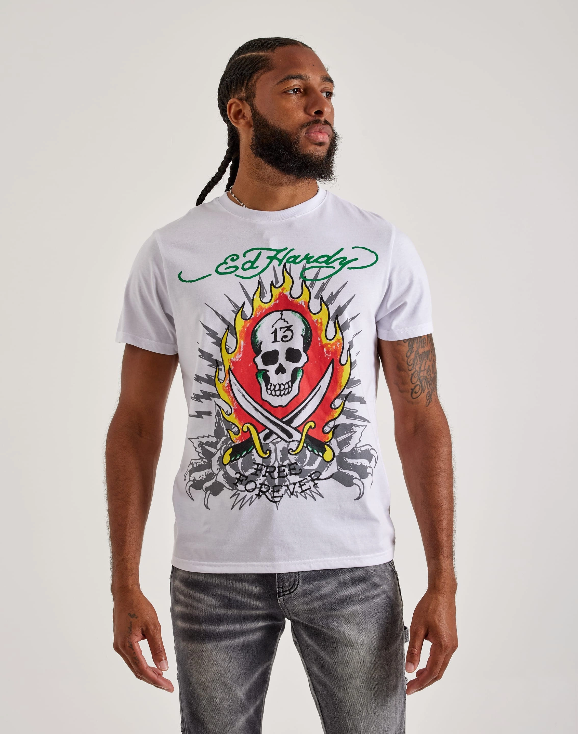 Wardrobe staples Ed Hardy 13 Skull Tee Minimalist fashion