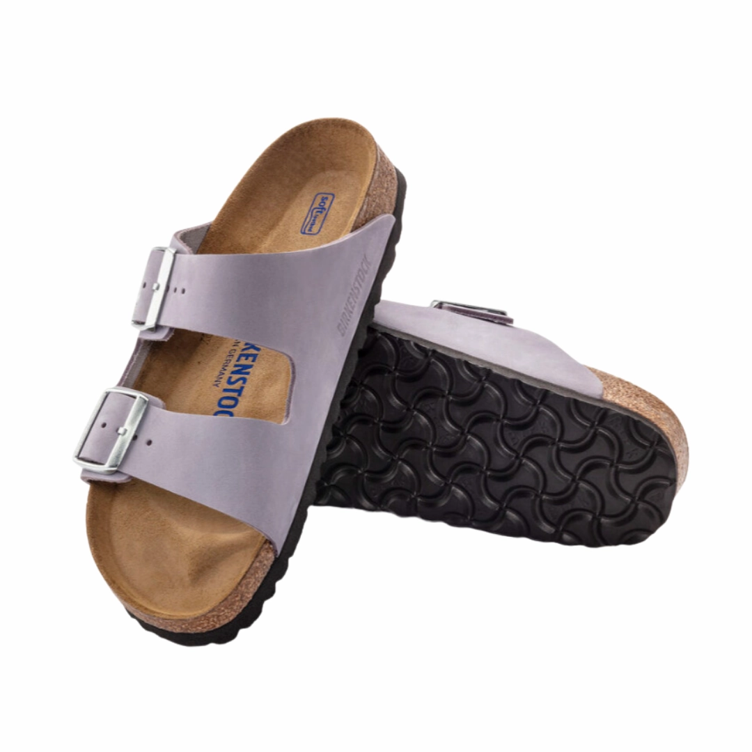 Women's Arizona Soft Footbed (Nubuck Leather) - Purple Fog (Narrow)