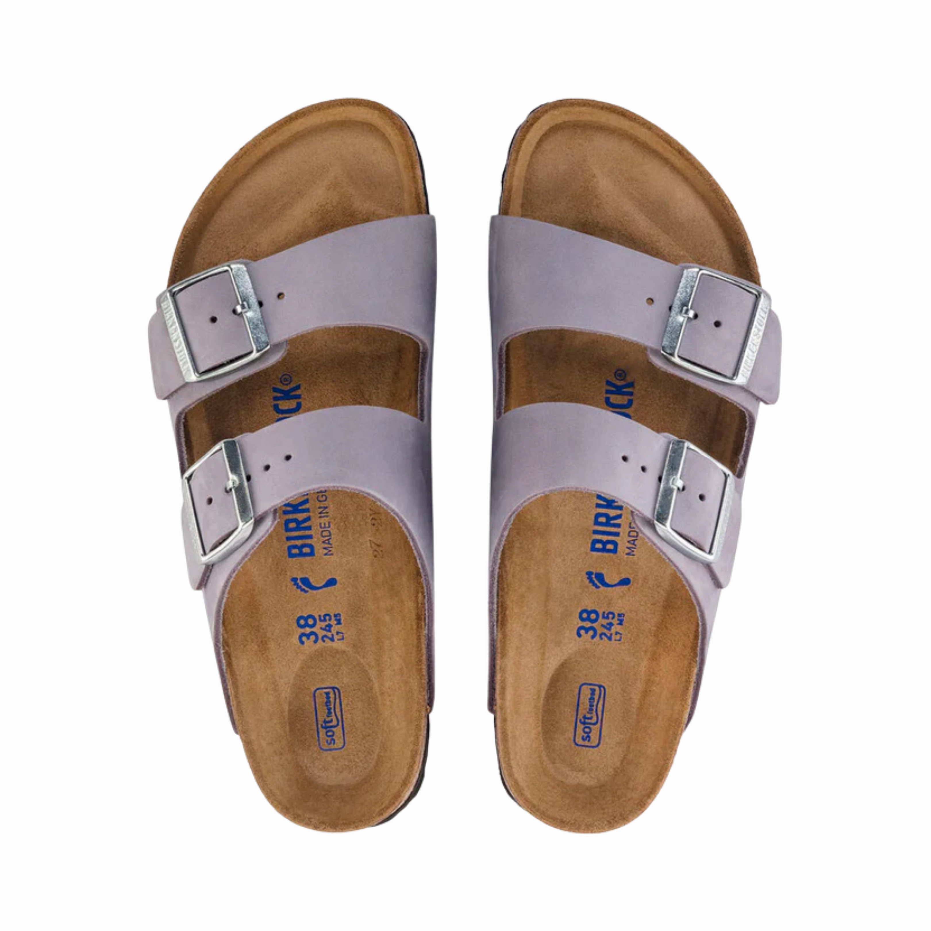 Women's Arizona Soft Footbed (Nubuck Leather) - Purple Fog (Narrow)